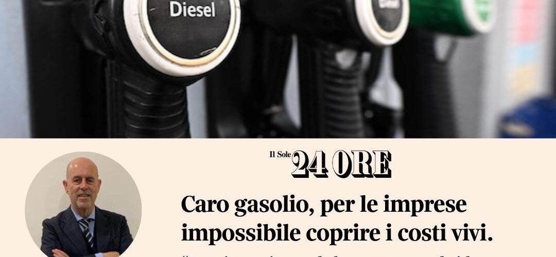 Caro gasolio, per le imprese impossibile coprire i costi vivi